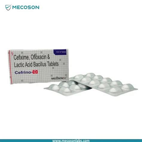 Antibiotic Medicines - Cefixime 200 Mg + Ofloxacin 200 Mg with Lactic ...