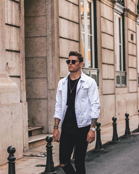 @finnerz.uk with a street style minimal combo featuring a white denim ...
