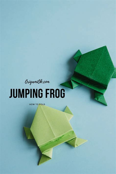 Origami Instructions Frog