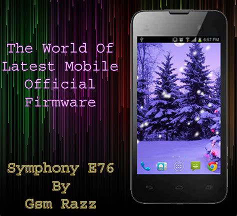 Symphony E76_XXX_V1 Official Firmware Flash File