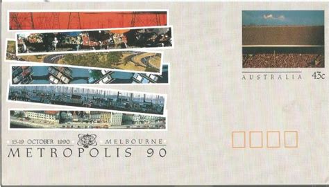 Metropolis 90 – Pre Stamped Envelope Australia 1990 – Stamp Digest