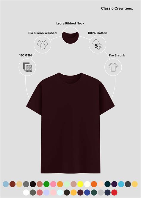 Maroon Classic Crew T-Shirt – TeeTalkies