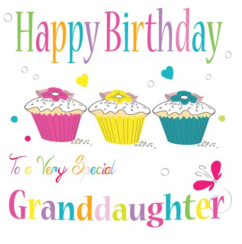 Granddaughter Birthday Cards : Granddaughter Happy Birthday Greeting ...