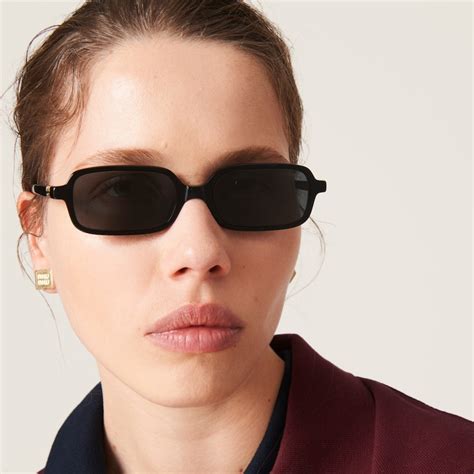 Slate Gray Lenses Miu Regard Sunglasses | Miu Miu