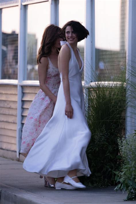 In Support of Margaret Qualley's Bridal Flats | Vogue