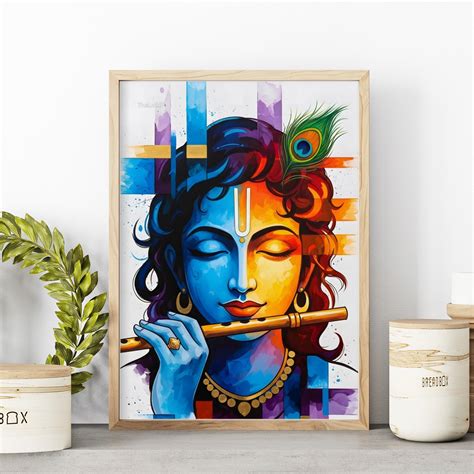 Ekanga Art Krishna Ji Playing Flute