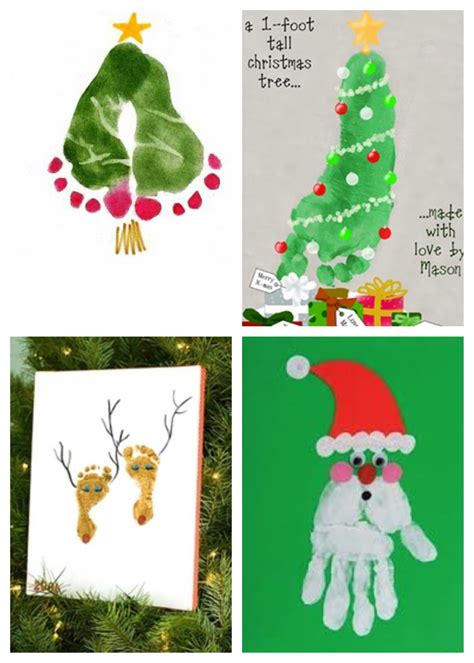 Handprint And Footprint Art Ideas For Christmas at Jack Belser blog