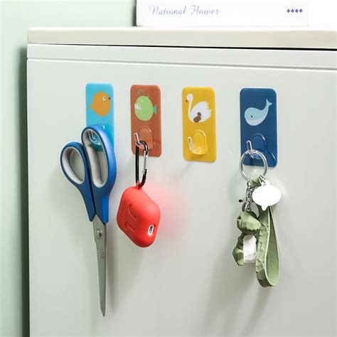 Water Proof Cartoon Design Adhesive Wall Hooks