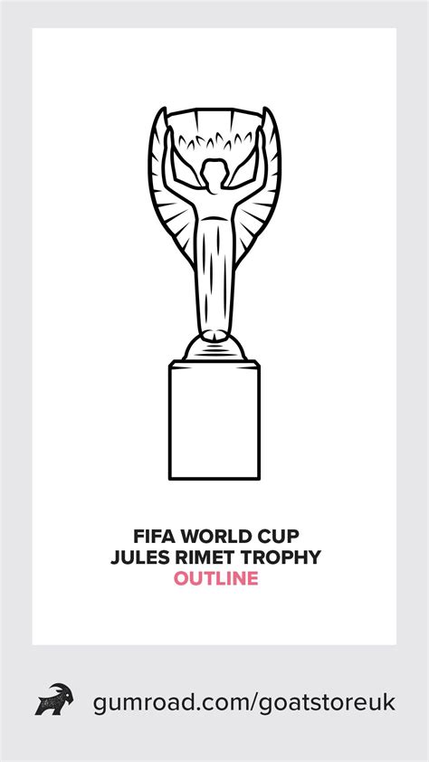 FIFA World Cup Trophy Outline Icon | Trophy, World cup trophy, World cup