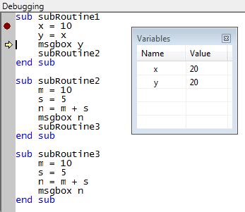 Image result for Debugging Variables Code
