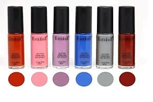 Buy C.C. HERBAL's Glossy matte Nailpolish Combo of 6 pc (7th COMBO ...