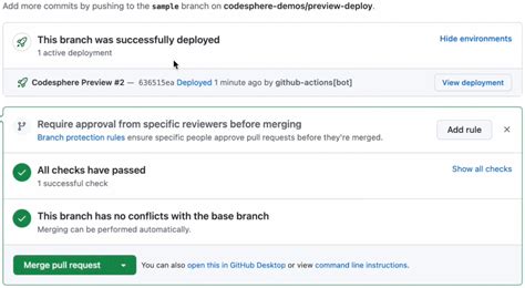Deployments in GitHub 的图像结果