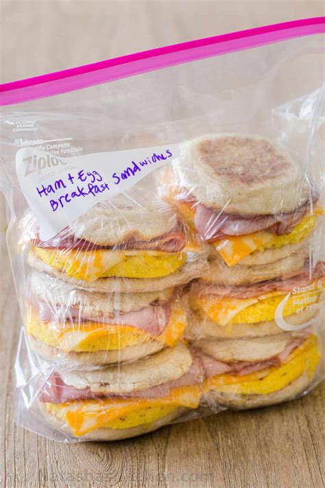 Freezer Breakfast Sandwiches Natashas Kitchen at Buddy Franzen blog