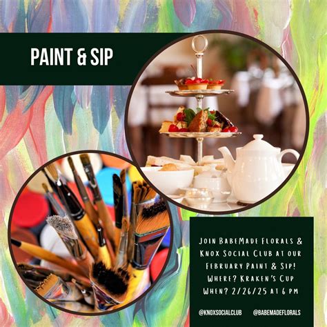 Paint & Sip - Speed Dating/Friending Event @ The Kraken’s Cup, The ...