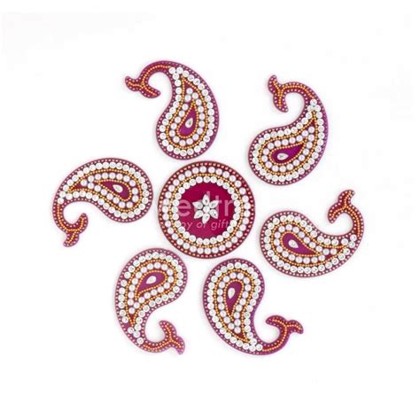 Designer Rangoli Mixed Design - W2976 – Wedtree