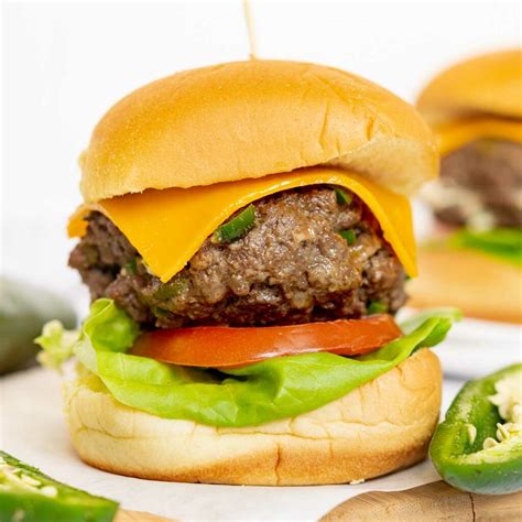 Juicy Jalapeño Popper Burgers | Babaganosh
