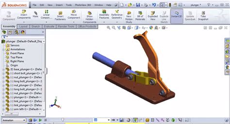 Image result for SolidWorks Motion Study Vs. Animation