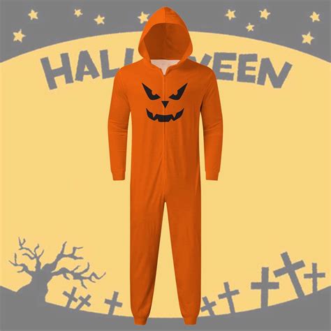 Hooded Pajamas With Bloodstain Print Family Matching Loungewear For ...