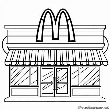 Mcdonalds Coloring Pages For Kids