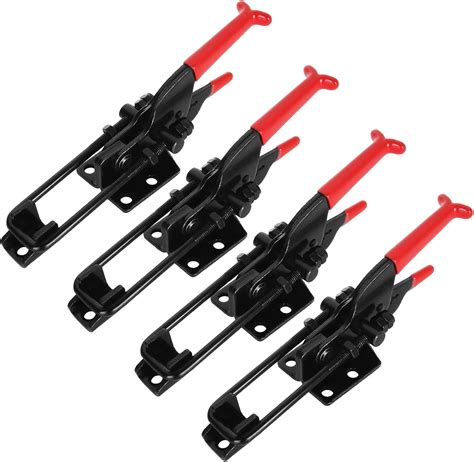 Buy 4 Pack Black Toggle Latch Clamp Self-Lock Adjustable Toggle Clamp ...