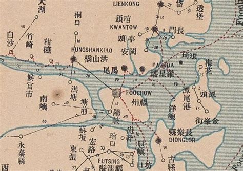 1921年中华邮政福建地图_历史地图网