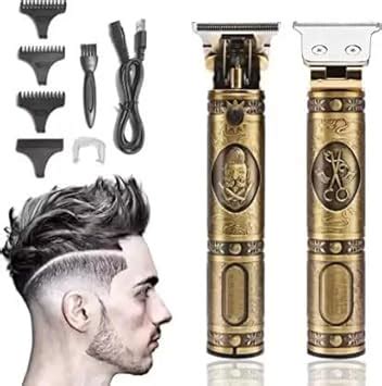 HAMOFY Professional Golden t99 Trimmer Haircut Grooming Kit Metal Body ...