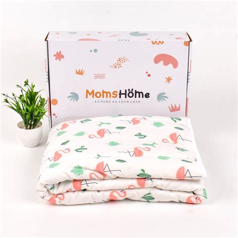 Baby Ac Quilt Blanket cum Bedspread- 0-3 Years - 100*120 cm - Flamingo ...