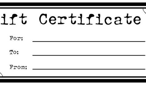 Free Printable Gift Certificates 的图像结果