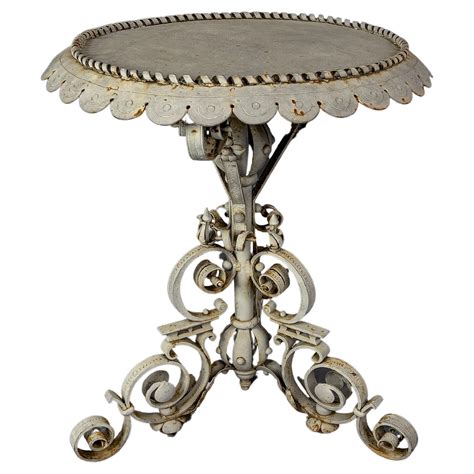 Gigogen Wrought Iron Side Table Set For Sale at 1stDibs
