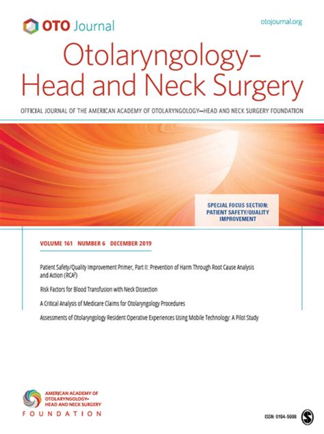 Otolaryngology-Head and Neck Surgery Journal Magazines