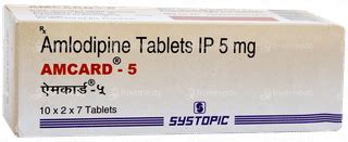 Amcard 5 Tablet 7: Uses, Side Effects, Price & Substitutes