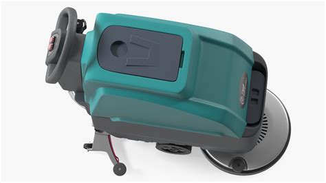 Professional Floor Cleaning Machine Turquoise 3D - TurboSquid 2223900