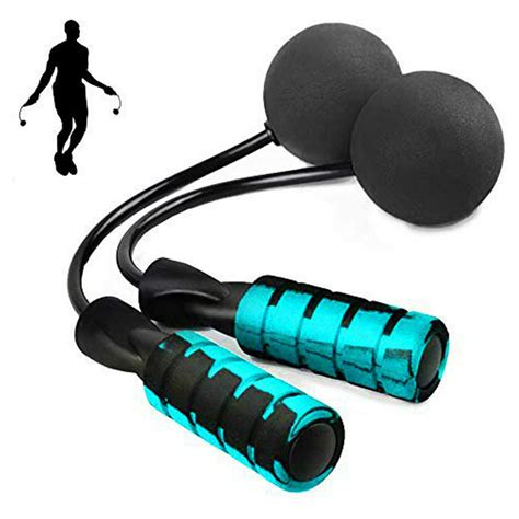 Cuerda de Saltar Inalámbrica - Graffiti Blue 70mm Big Black Ball Doble ...