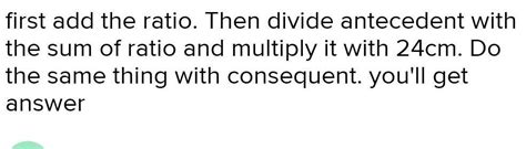 draw a rectangle with perimeter 24 centimetre and sides in ratio 3:2 ...