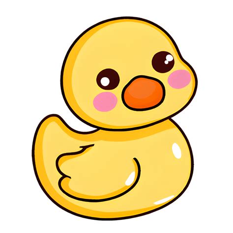 Kawaii Rubber Duck Drawing at Marilyn Stumpf blog