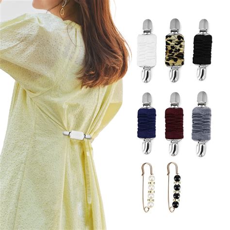 Fashion Dress Clips Back Cinch,Shirt Cardigan Sweater Shawl Chatelaine ...