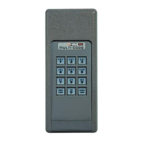 Image result for Multi Code Model 4200 Programming