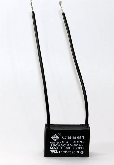 New Tech Ceiling Fan Capacitor 2 Wire 5uf : Amazon.in: Electronics