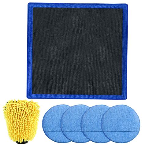 AIVS Clay Bar Towel, Fine Grade Auto Detailing Clay Rags,with Car Wash ...