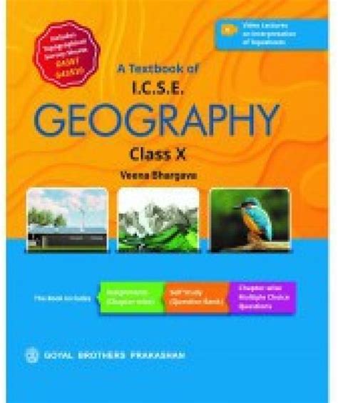 A Textbook Of ICSE Geography For Class 10 - 2022: Buy A Textbook Of ...