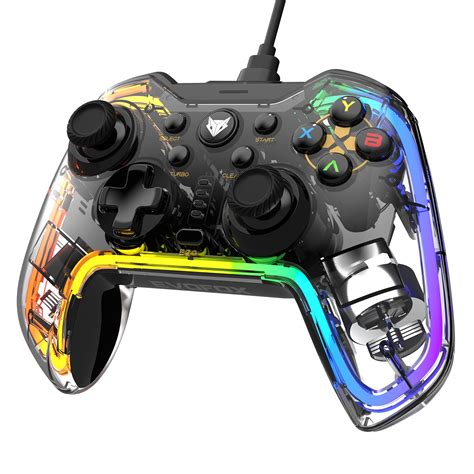 EvoFox Elite X RGB Wired Gaming Controller for PC with 2 Programmable ...