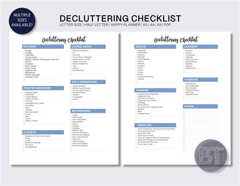 Image result for Declutter Checklist