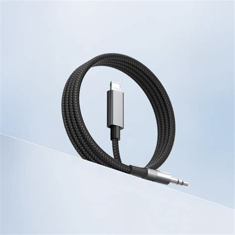 Adapter LDNIO LSY81i iPhone Lightning na 3.5mm muski crni 1m - Mob-Shop