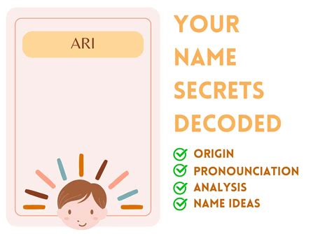Ari - Boy Name Meaning and Pronunciation