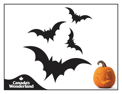Bat Pumpkin Stencils 12 Free Pumpkin Stencils For Halloween Kids
