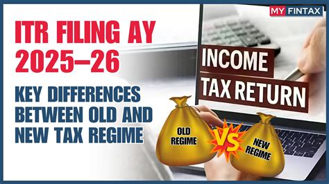 ITR Filing AY 25–26: Key Differences Between Old & New Tax Regime