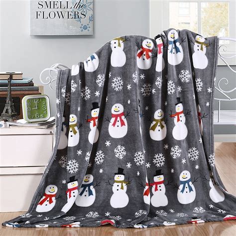 Elegant Comfort Velvet Touch Ultra Plush Christmas Holiday Printed ...