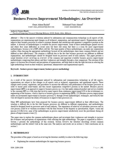 Business Process Improvement Methodologies 的图像结果