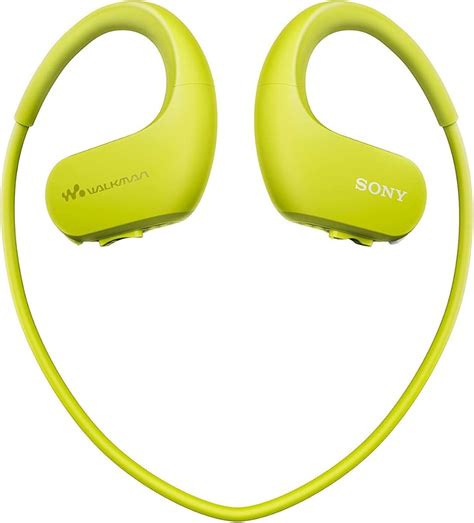 Sony Walkman 4gb Headphone Integrated Nw Ws413 Lime Green | Desertcart ...