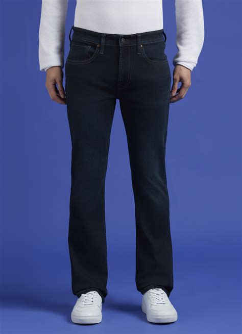 Blue Mid Rise Bootcut Jeans | Pepe Jeans India